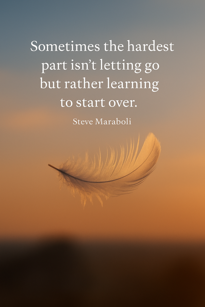letting go